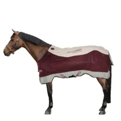 Rambo Summer Series Turnout 0g Grey/Burgundy -Goedkope Paard Liefde Winkel 44599766 2.693d39