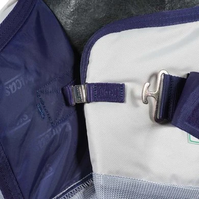 Bucas Buzz-Off Rain & Neck Zilver/Blauw 145/198 7 Bucas Buzz-Off Rain & Neck Zilver/Blauw 145/198 - Afbeelding 5