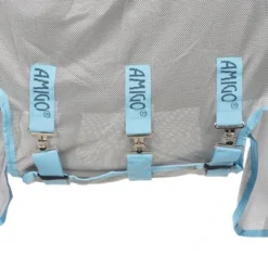 Amigo Eco Bug Buster Silver/Sky Blue -Goedkope Paard Liefde Winkel agradi 44937511 8.6d4597