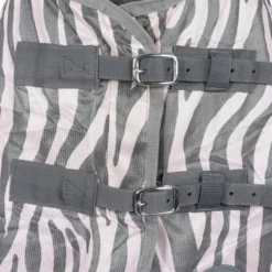 HKM Vliegendeken Zebra Met Hals Roze/Grijs -Goedkope Paard Liefde Winkel agradi 44962046 1.95ea7b