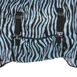 HKM Vliegendeken Zebra Met Hals Aqua/Zwart -Goedkope Paard Liefde Winkel agradi 44962058 5.698287
