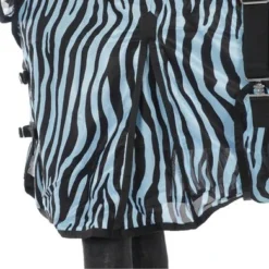 HKM Vliegendeken Zebra Met Hals Aqua/Zwart -Goedkope Paard Liefde Winkel agradi 44962058 6.da069e
