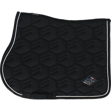 EQUITHÈME Zadeldekje French Touch Veelzijdig Zwart 3 EQUITHÈME Zadeldekje French Touch Veelzijdig Zwart