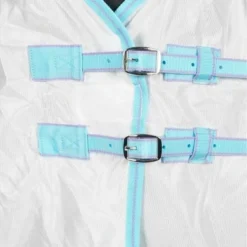 Weatherbeeta Comfitec Essential Mesh II Combo Neck Wit/Lichtblauw/Paars -Goedkope Paard Liefde Winkel agradi 45075876 1.e19329