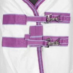 Weatherbeeta Comfitec Airflow II Combo Neck Wit/Lichtblauw/Paars -Goedkope Paard Liefde Winkel agradi 45075881 1.96d36b