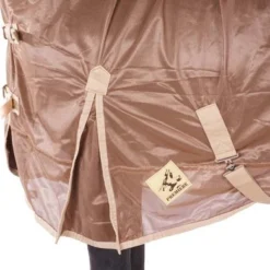 Premiere Vliegendek Polyester Mesh Met Hals Taupe -Goedkope Paard Liefde Winkel agradi a1057396 3.4a646f