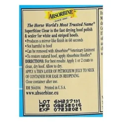 Absorbine Hoefolie Supershine Transparant 236ml -Goedkope Paard Liefde Winkel agradi a1207162 3.ac4644