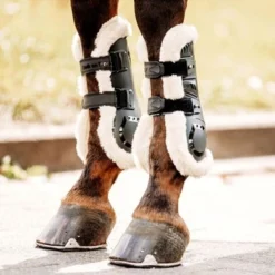 Back On Track Peesbeschermers Air Flow Fur Zwart -Goedkope Paard Liefde Winkel bot 2088 air flow tendon boots with fur web 05 1000x.6020d8