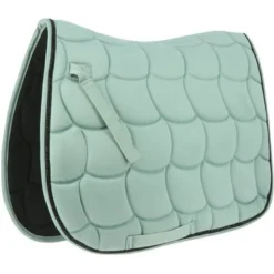 EQUITHÈME Zadeldekje Satin Veelzijdigheid Grijs/Blauw Full