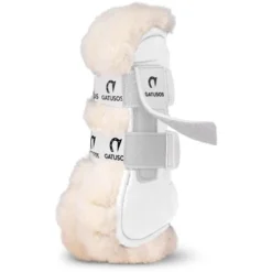 Gatusos Peesbeschermers Deluxe Bont Wit Cob/Full -Goedkope Paard Liefde Winkel gatusos delanterodeluxeborreguilloblanco promax.88ad51