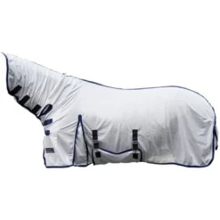 HKM Vliegendeken Lyon Met Halsdeel Zilver -Goedkope Paard Liefde Winkel hkm 7076 7100.de09e3