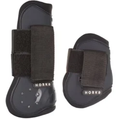 Horka PVC Beenbeschermerset Strass Set 4 Zwart