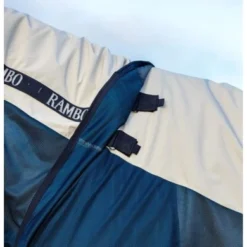 Rambo Summer Series Turnout 0g Navy/Grey -Goedkope Paard Liefde Winkel hw aaatks bj00 rambo summer series turnout liner hood loops 2 600x620.732a19