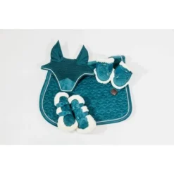 Kentucky Horsewear Kentucky Peesbeschermers Bamboo Elastic Velvet Vegan Bont Emerald -Goedkope Paard Liefde Winkel kentucky 179a4819.73d3d1