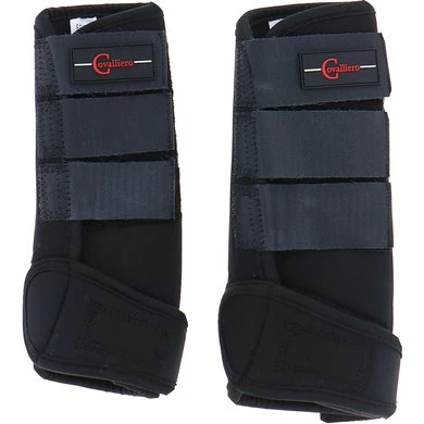 KERBL Covalliero Peesbeschermers Synthetisch Set Van 4 Zwart 3 KERBL Covalliero Peesbeschermers Synthetisch Set Van 4 Zwart