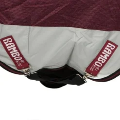 Rambo Summer Series Turnout 0g Grey/Burgundy -Goedkope Paard Liefde Winkel productagradi 445997661 5.9e436a