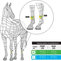 Veredus Peesbeschermers Absolute Easy Strap Rear Zwart -Goedkope Paard Liefde Winkel veredus maattabel easy strap.79f3c1