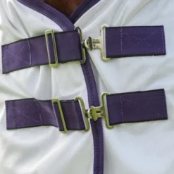 WeatherBeeta Vliegendeken Comfitec Essential Mesh Neck Wit/Paars/Zwart -Goedkope Paard Liefde Winkel weatherbeeta adjustable surcingle front closure.b33d30