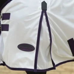 WeatherBeeta Vliegendeken Comfitec Essential Mesh Neck Wit/Paars/Zwart -Goedkope Paard Liefde Winkel weatherbeeta essential mesh traditional side gusset.b24a11
