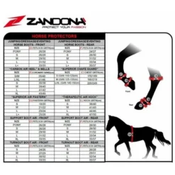 Zandona Peesbeschermer Carbon Air Black -Goedkope Paard Liefde Winkel za zandona size chart 2019.50c578